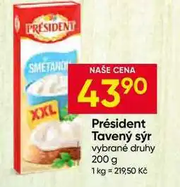 Hruška Président Tavený sýr vybrané druhy nabídka