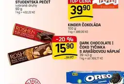 Flop DARK CHOCOLATE | ČOKO TYČINKA S ARAŠÍDOVOU NÁPLNÍ nabídka