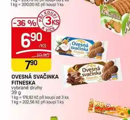 Flop OVESNÁ SVAČINKA FITNESKA vybrané druhy nabídka