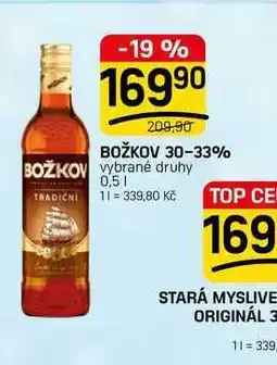 Flop BOŽKOV 30-33% nabídka