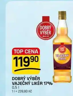 Flop DOBRÝ VÝBĚR VAJEČNÝ LIKÉR 17% nabídka