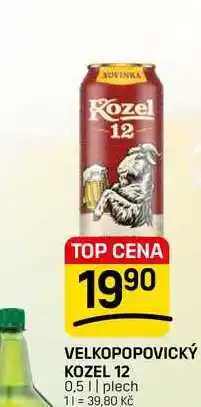 Flop VELKOPOPOVICKÝ KOZEL 12 0,5 || plech nabídka