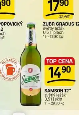Flop SAMSON 12* světlý ležák nabídka