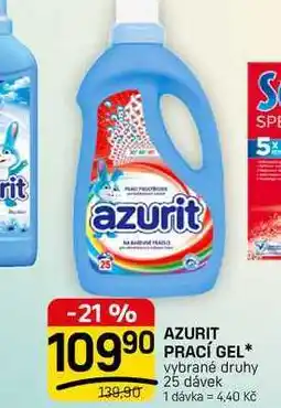 Flop AZURIT PRACÍ GEL* vybrané druhy 25 dávek nabídka