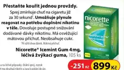 Dr. Max Nicorette® Icemint Gum 4mg, léčivá žvýkací guma nabídka