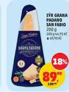Penny Market SÝR GRANA PADANO SAN FABIO nabídka