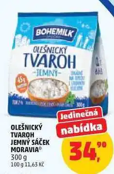 Penny Market OLEŠNICKÝ TVAROH JEMNÝ SÁČEK MORAVIA nabídka