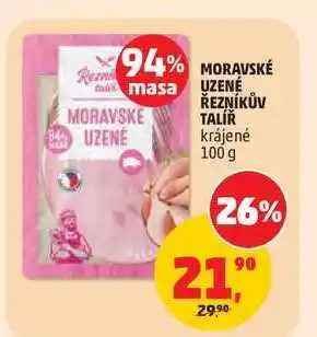 Penny Market MORAVSKÉ UZENÉ ŘEZNÍKŮV TALÍŘ krájené nabídka