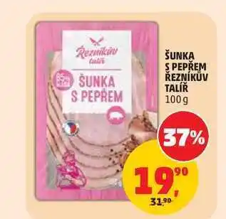 Penny Market ŠUNKA S PEPŘEM ŘEZNÍKŮV TALÍŘ nabídka