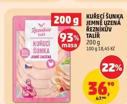 Penny Market KUŘECÍ ŠUNKA JEMNE UZENÁ ŘEZNÍKŮV TALÍŘ nabídka