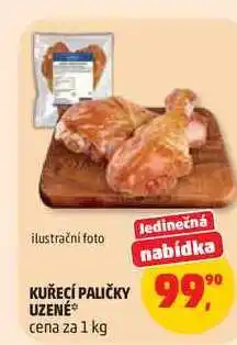 Penny Market KUŘECÍ PALIČKY UZENÉ nabídka