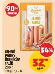 Penny Market JEMNÉ PÁRKY ŘEZNÍKŮV TALÍŘ nabídka