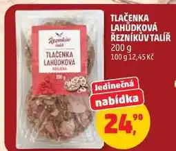 Penny Market TLAČENKA LAHŮDKOVÁ ŘEZNÍKŮV TALÍŘ nabídka