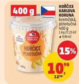 Penny Market HOŘČICE KARLOVA KORUNA kremžská nabídka