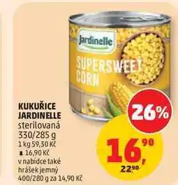 Penny Market KUKUŘICE JARDINELLE sterilovaná, 330/285 g nabídka