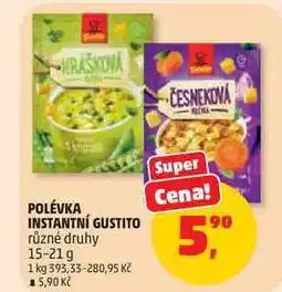 Penny Market POLÉVKA INSTANTNÍ GUSTITO různé druhy nabídka