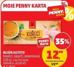Penny Market BUJÓN GUSTITO hovězí, slepičí, zeleninový nabídka