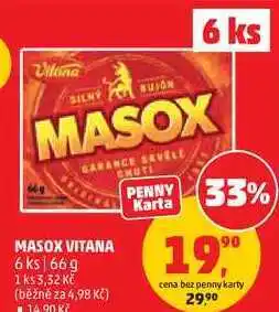 Penny Market MASOX VITANA, 6 ks nabídka
