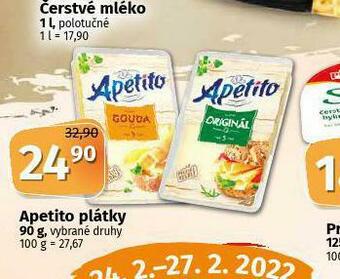 Coop Apetito plátky nabídka