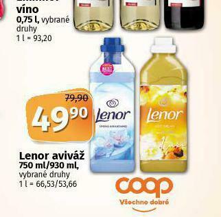 Coop Lenor aviváž nabídka