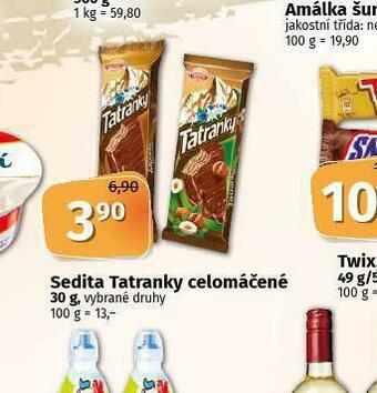 Coop Sedita tatranky celomáčené nabídka
