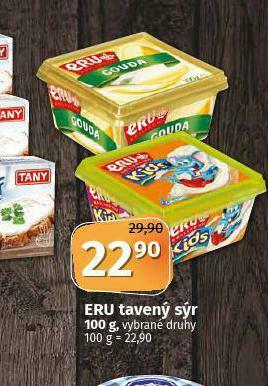 Coop Eru tavený sýr nabídka