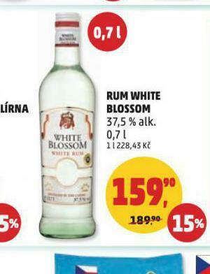 Penny Market Rum white blossom nabídka