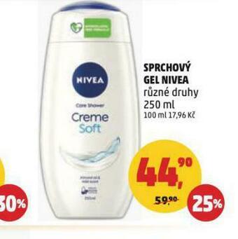 Penny Market Nivea sprchový gel nabídka