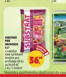 Penny Market Substrát pro orchideje nabídka