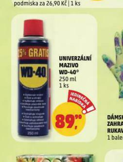 Penny Market Univerzální mazivo wd-40 nabídka