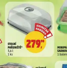 Penny Market Stolní pařeniště nabídka