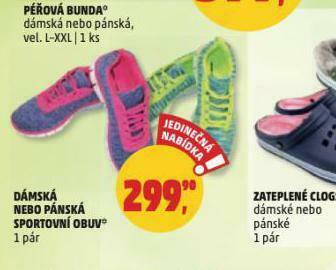 Penny Market Sportovní obuv nabídka