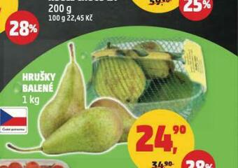 Penny Market Hrušky balené nabídka
