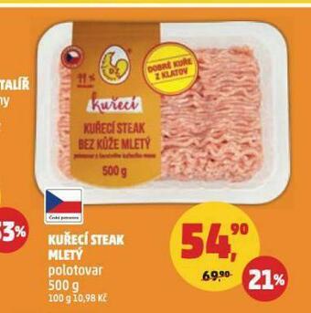 Penny Market Kuřecí steak mletý nabídka