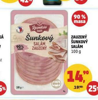 Penny Market Zauzený šunkový salám nabídka