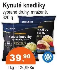 COOP DISKONT Nowaco kynuté knedlíky nabídka