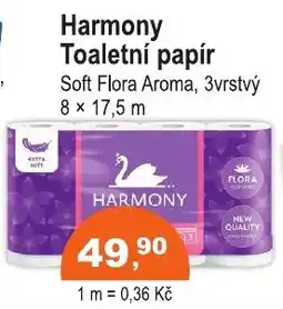 COOP DISKONT Harmony toaletní papír nabídka