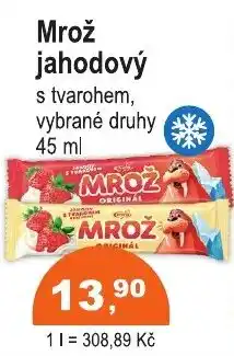 COOP DISKONT Mrož jahodový nabídka