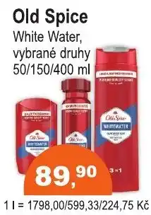 COOP DISKONT Old Spice White Water nabídka