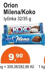 COOP DISKONT Orion Milena/Koko nabídka