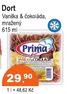 COOP DISKONT Prima vanilka & čokoláda nabídka