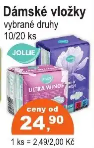 COOP DISKONT Jollie dámské vložky nabídka