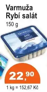COOP DISKONT Varmuža Rybí salát nabídka