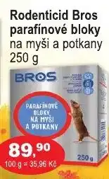 Bros parafínové bloky na myši a potkany