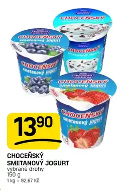 Flop Choceňský smetanový jogurt nabídka