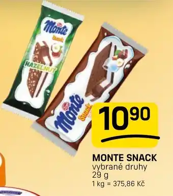 Monte snack vybrané druhy