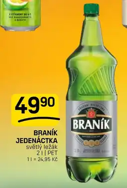 Flop Braník jedenáctka světlý ležák nabídka