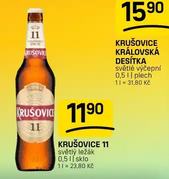 Krušovice 11 světlý ležák