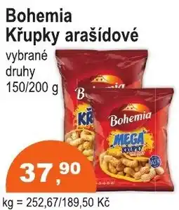 COOP DISKONT Bohemia krupky arašidové nabídka