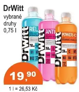 COOP DISKONT DrWitt vybrané druhy nabídka